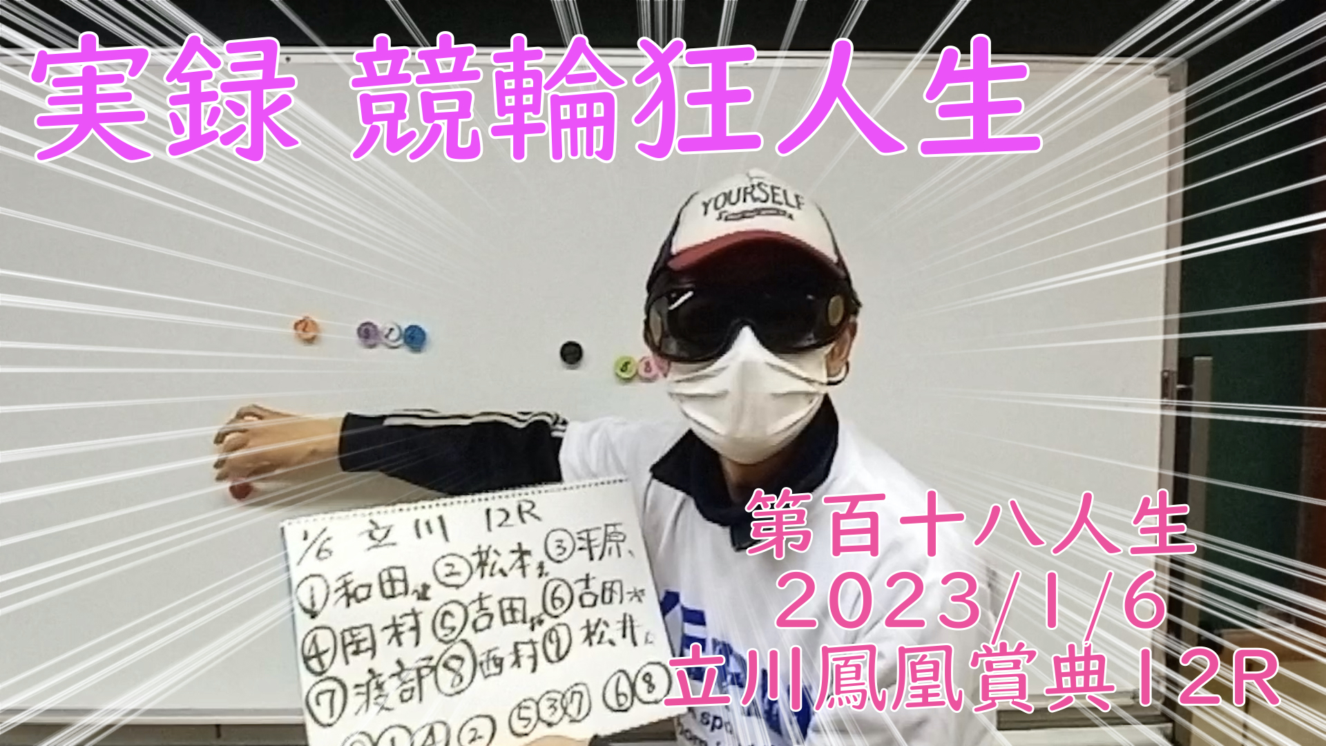 【競輪】"究極の心理戦、競輪をわかりやすく解説！今回は2023/1/6立川競輪鳳凰賞典12R予想・結果をお伝えいたします。