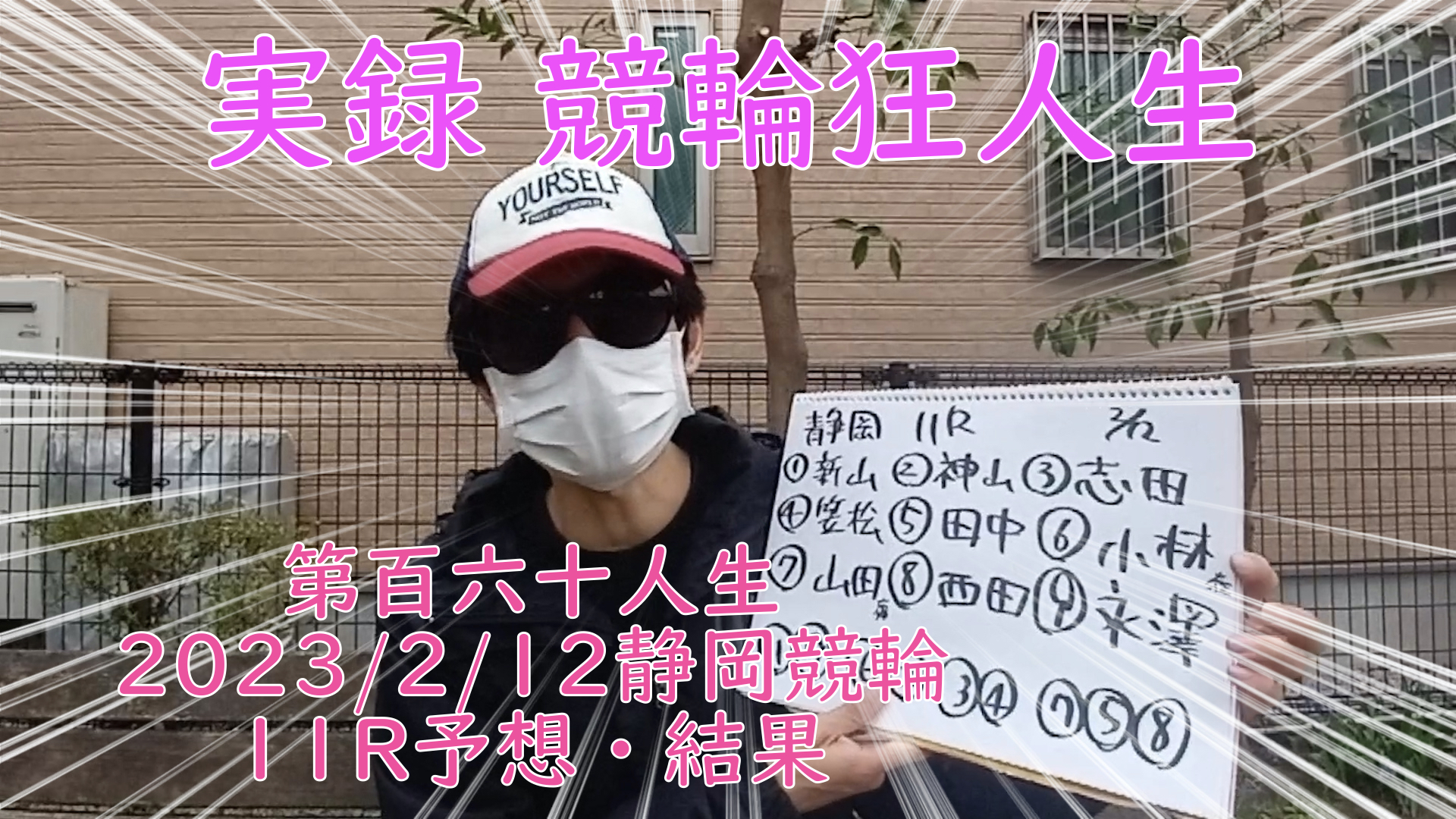 【競輪】"究極の心理戦、競輪をわかりやすく解説！今回は2023/2/12静岡競輪11R予想・結果をお伝えいたします。