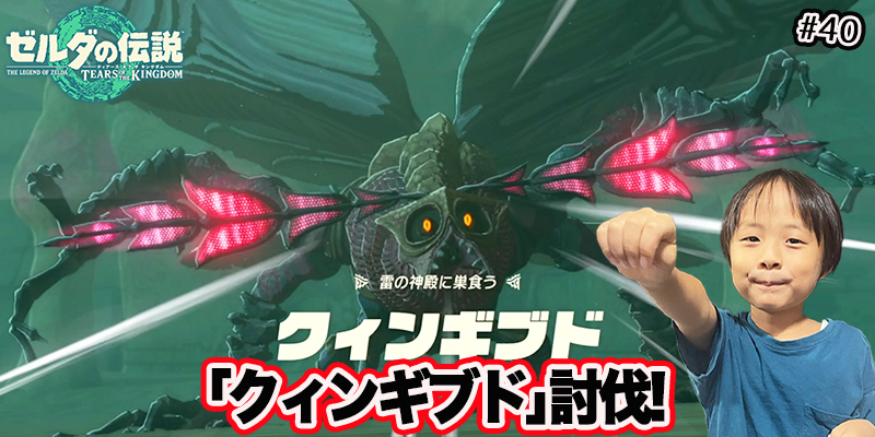 【ゼルダの伝説】ティアーズオブザキングダム　『#40 ｢クィンギブド｣討伐!』　ゲーム攻略＃255