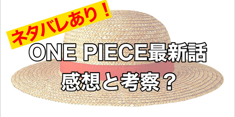 ONE PIECE考察！？※ネタバレあり