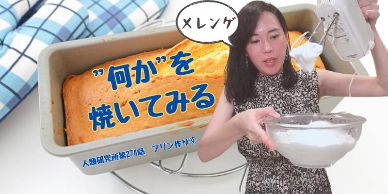 ”何か”を焼いてみる／プリン作り⑨【人類研究所第274話】志村りお