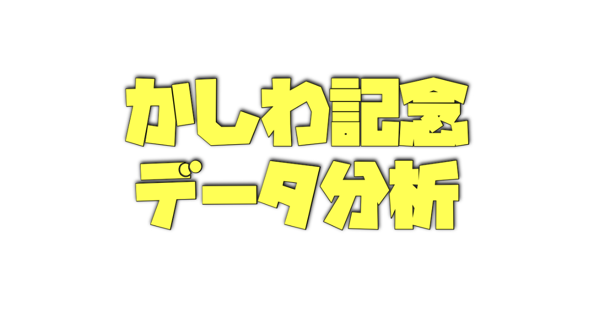 かしわ記念のデータ分析