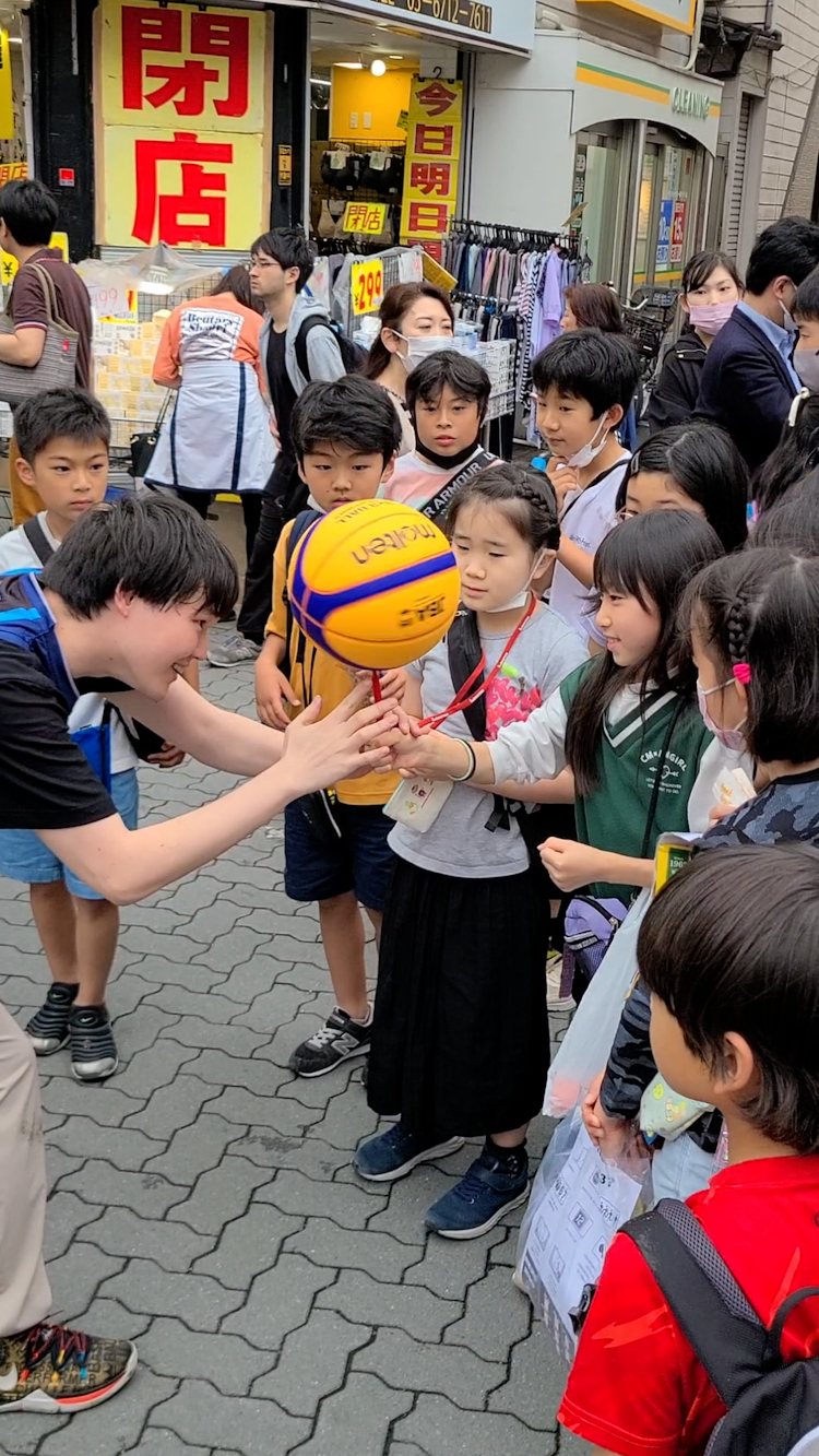 板橋のイベントでボールパフォーマンスしてきました！