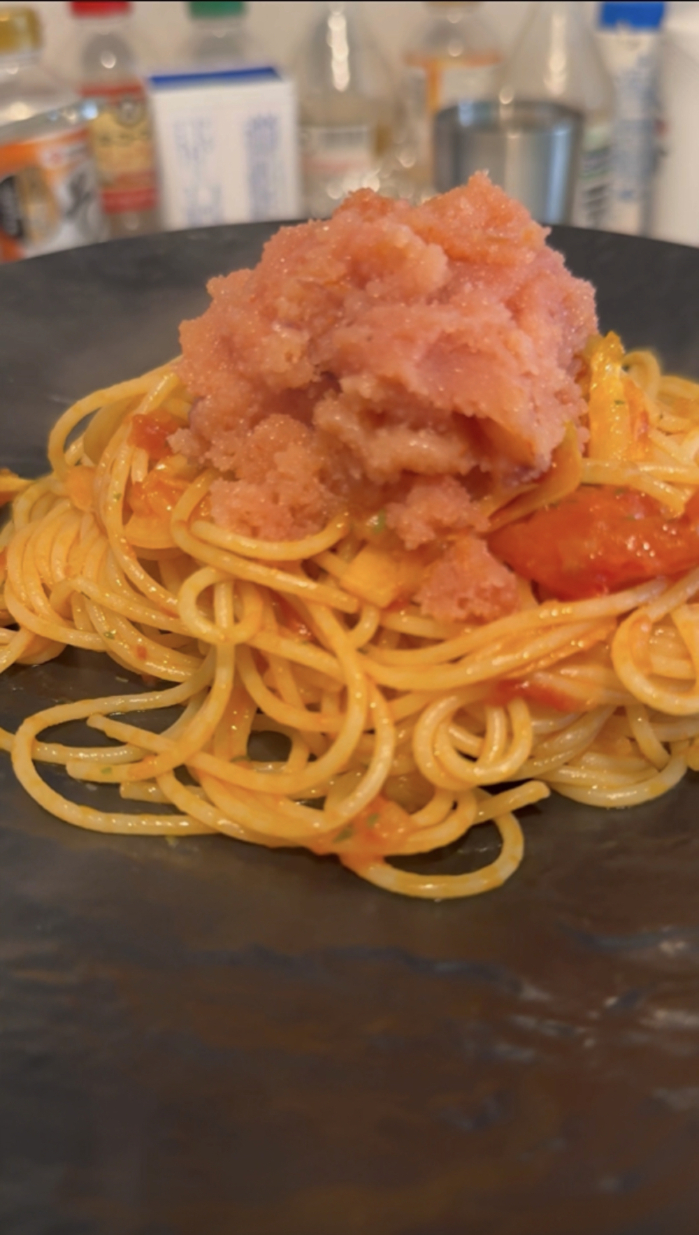 美味すぎる明太子トマトパスタ