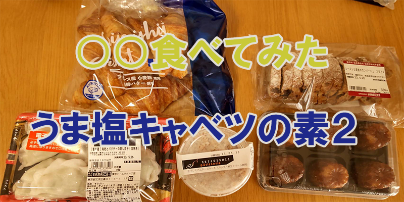 〇〇食べてみたーうま塩キャベツの素２